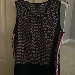 Tommy Hilfiger blue/red/white blouse.  Gently worn several times.
